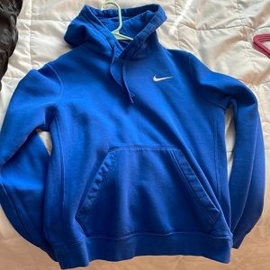 blue nike hoodie